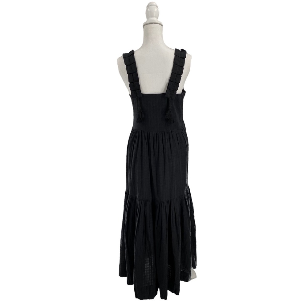 Mirth NEW Tuckernuck Exclusive Black Rio Cotton Handmade Maxi Dress Size S - Picture 7 of 12